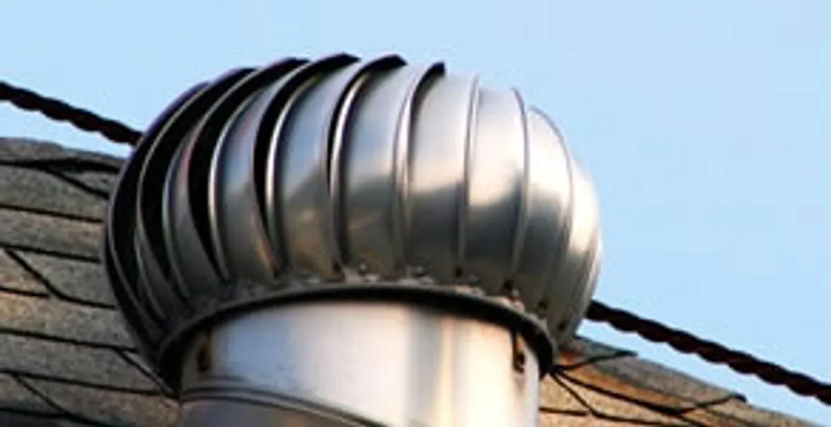 attic fan installation services with professionally installed roof ventilation unit in Buffalo, NY