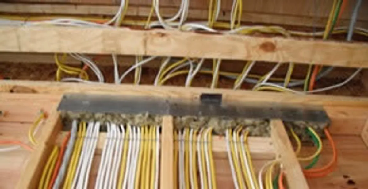new construction wiring services with organized electrical rough-in performed by licensed electricians in Buffalo, NY
