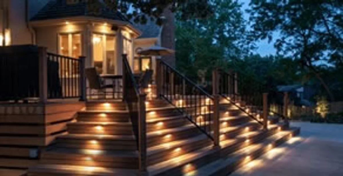 Residential electrician installing outdoor lighting for home safety in Buffalo, NY