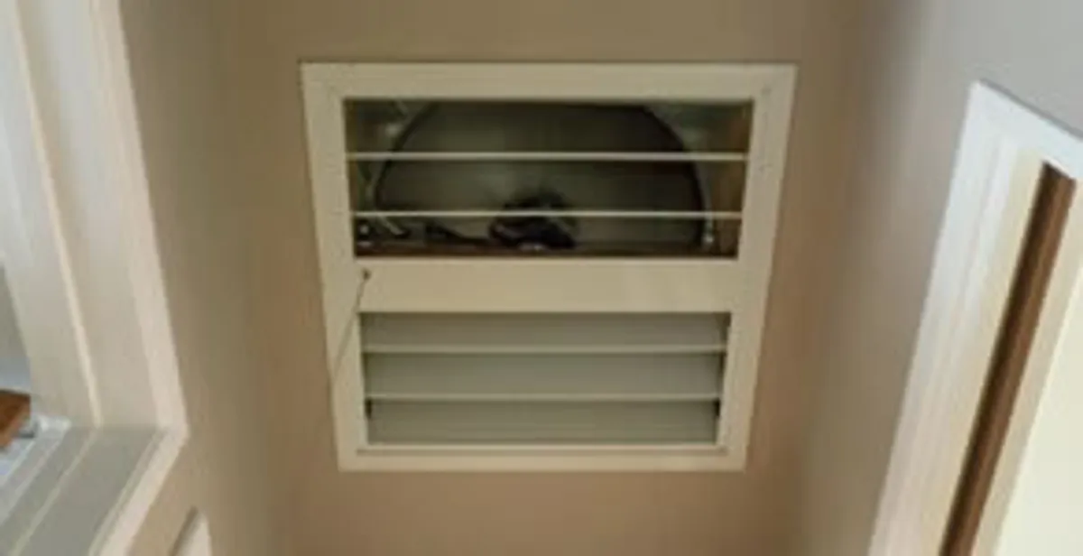 whole house fan installation services with ceiling-mounted ventilation system in Buffalo, NY